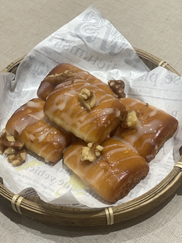食席生 炸蘋果麵包
